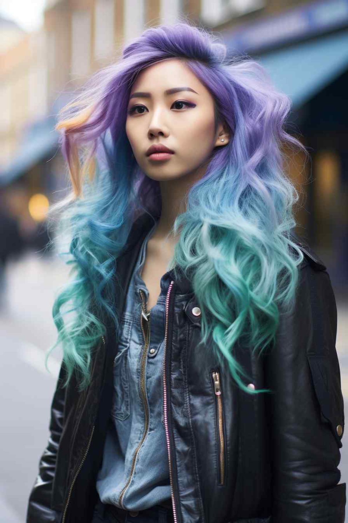 Mermaid Hair Color Blends