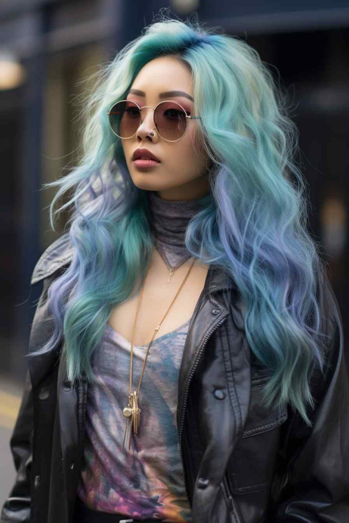 Mermaid Hair Color Blends