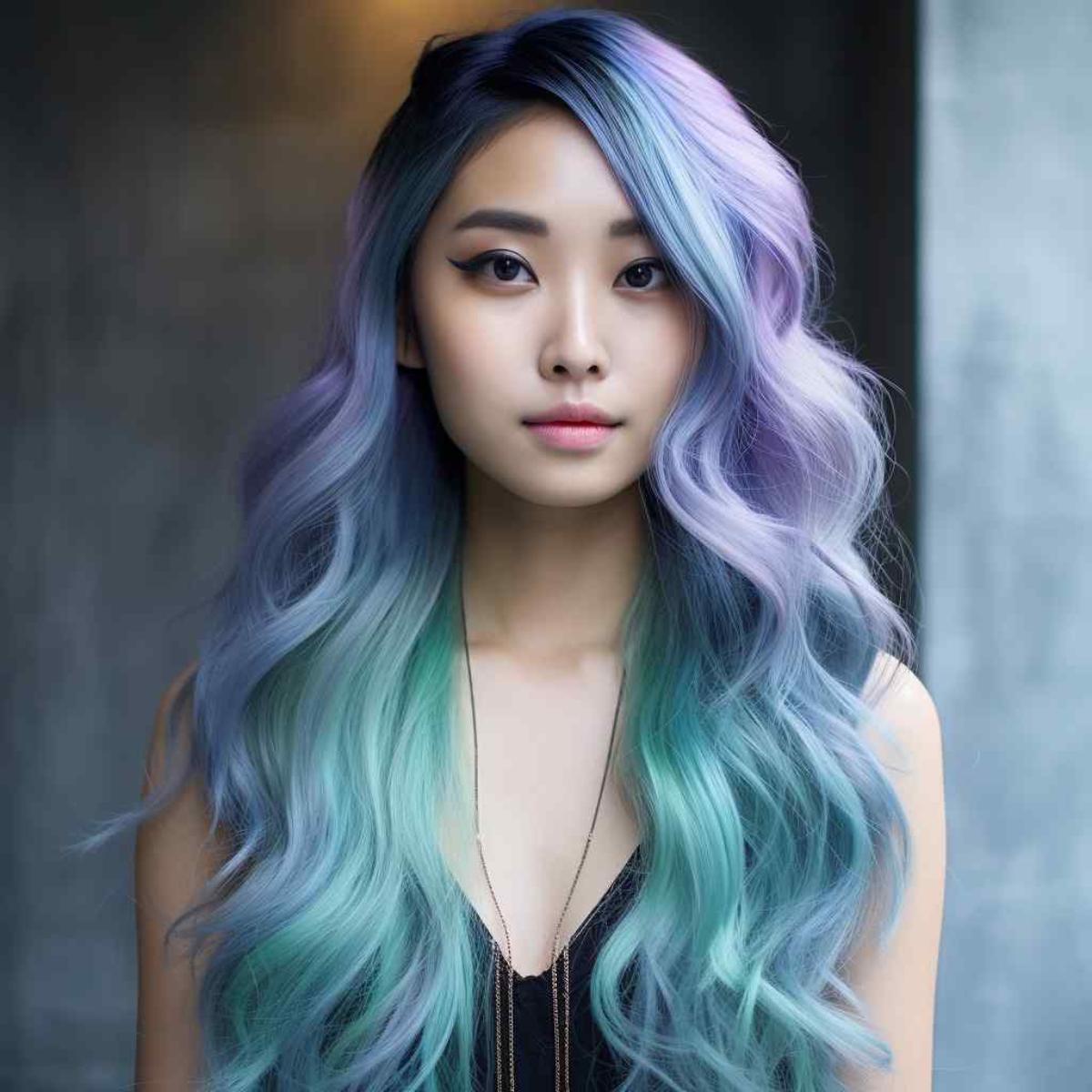 Mermaid Hair Color Blends