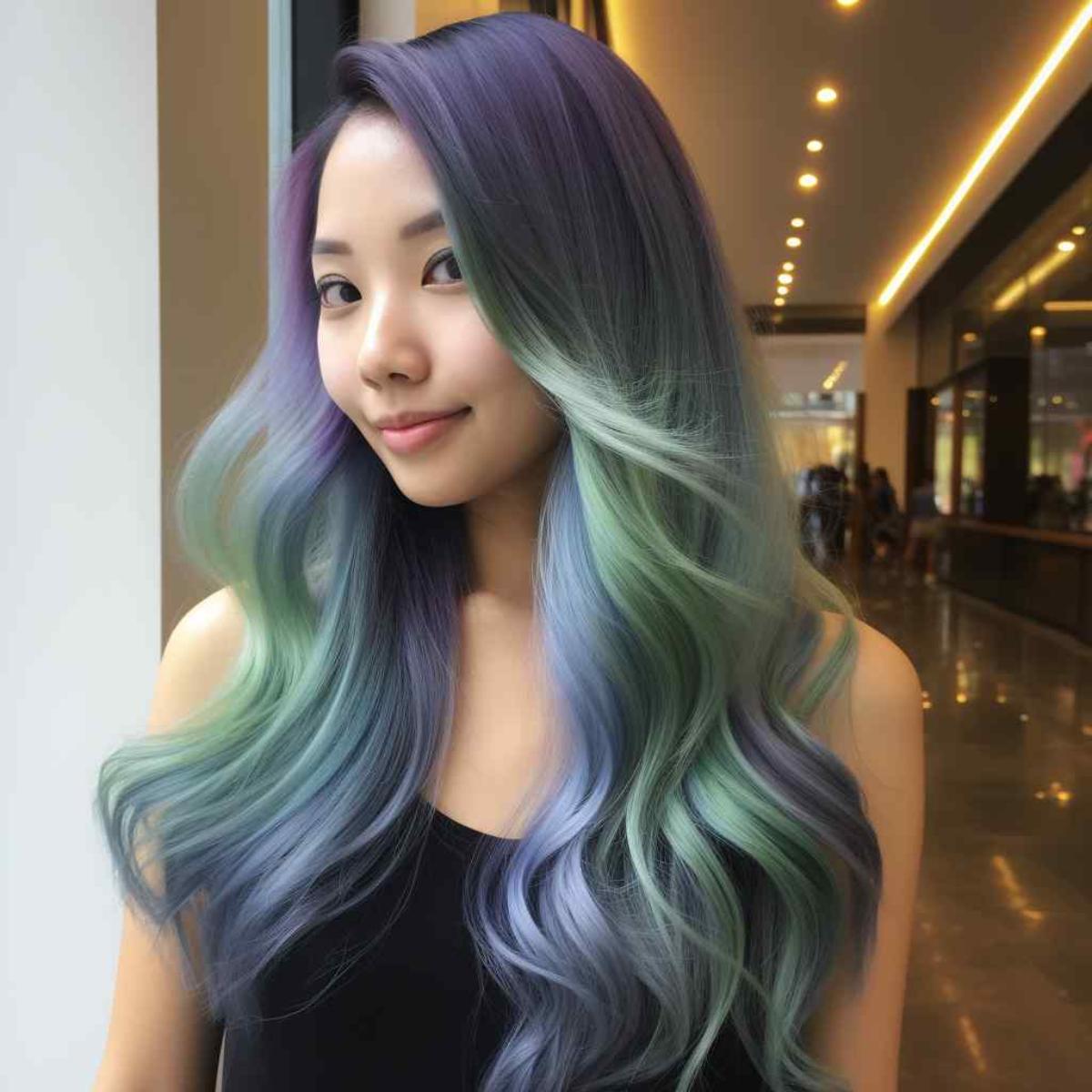 Mermaid Hair Color Blends