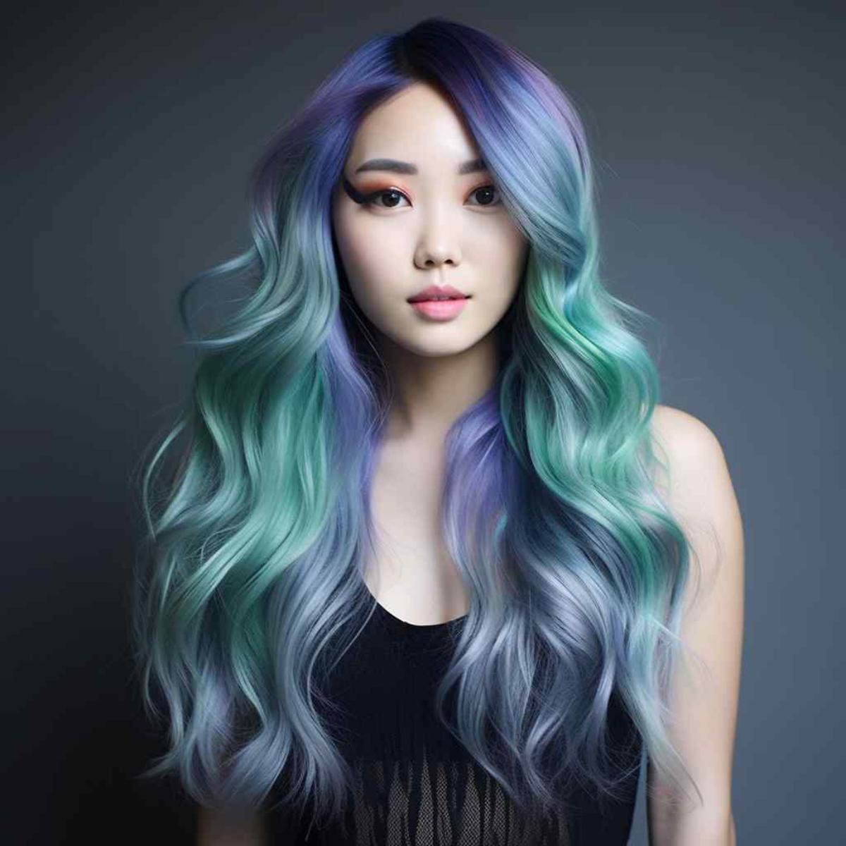 Mermaid Hair Color Blends