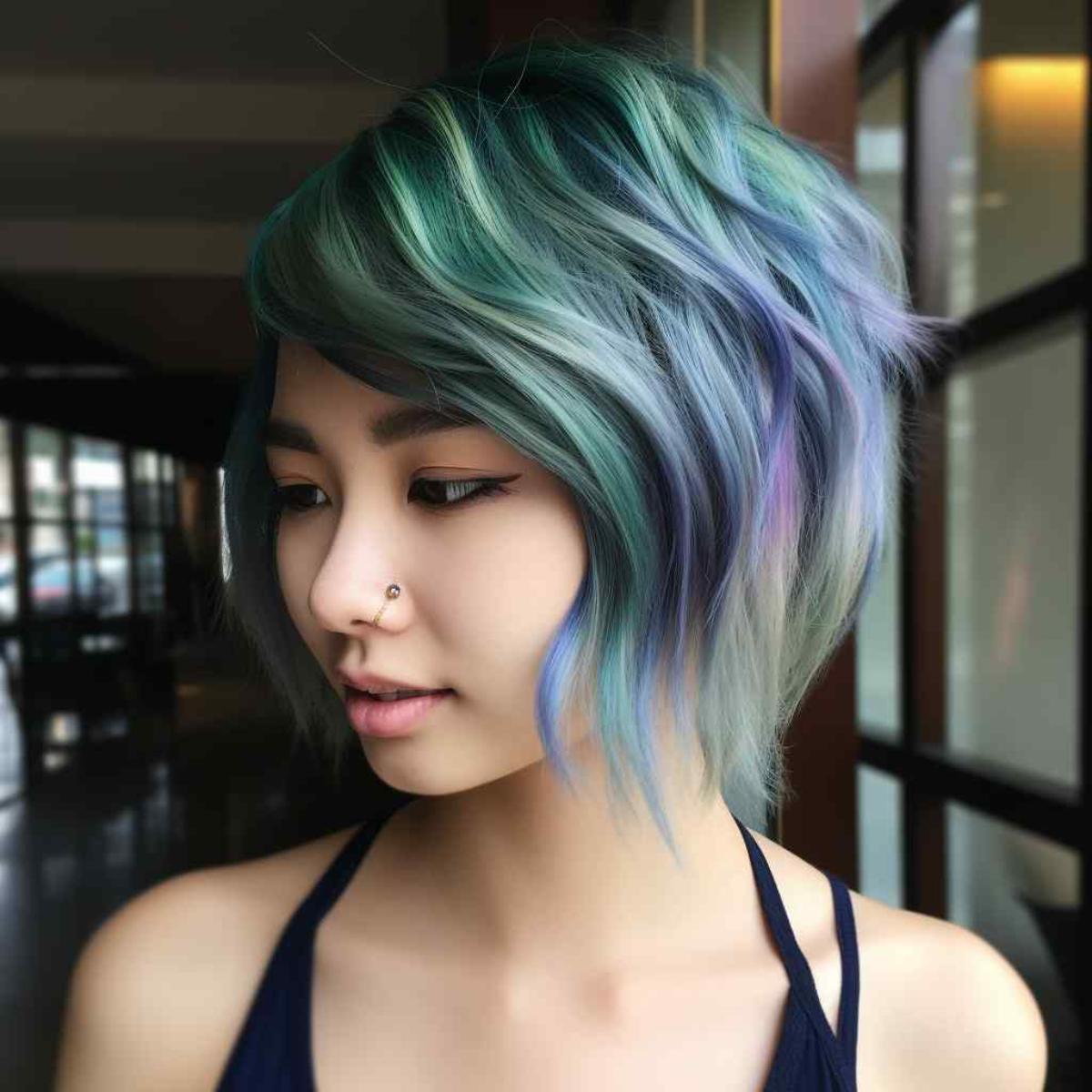 Mermaid Hair Color Blends