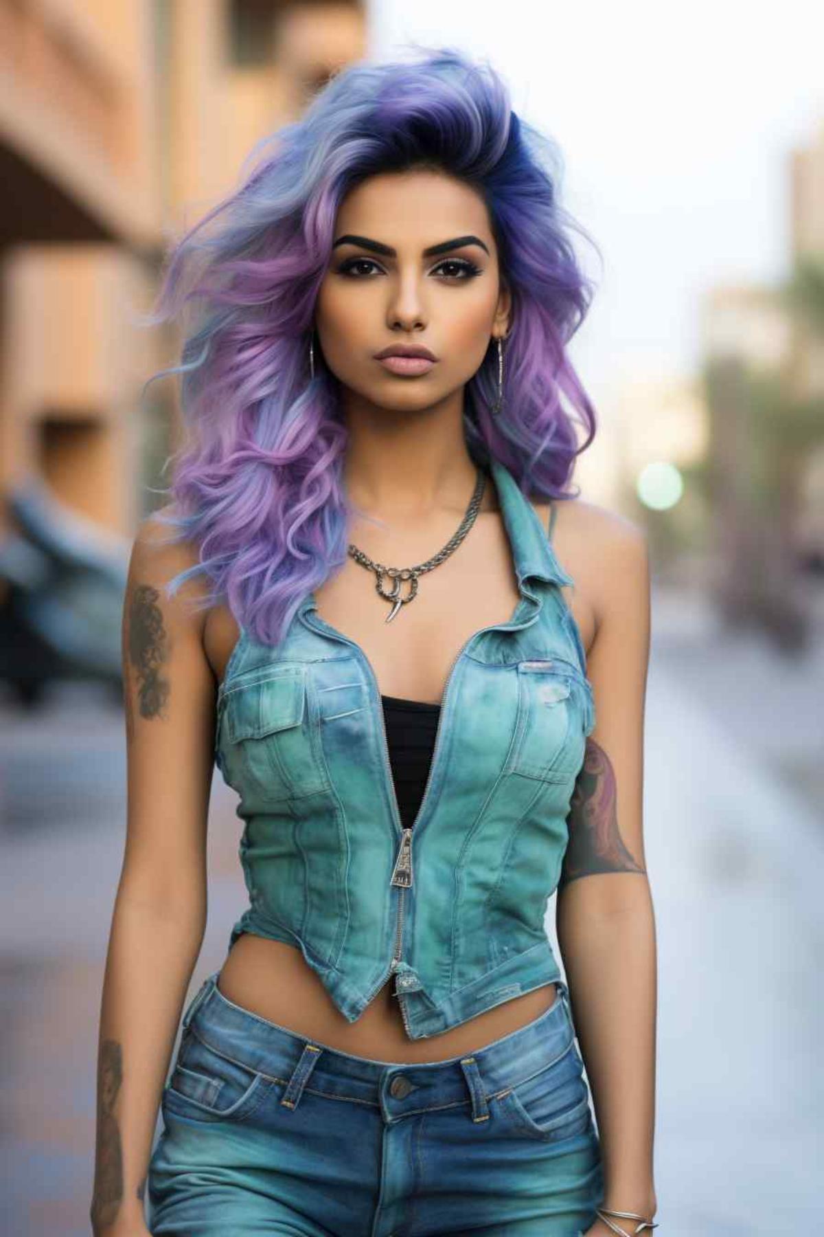 Mermaid Hair Color Blends