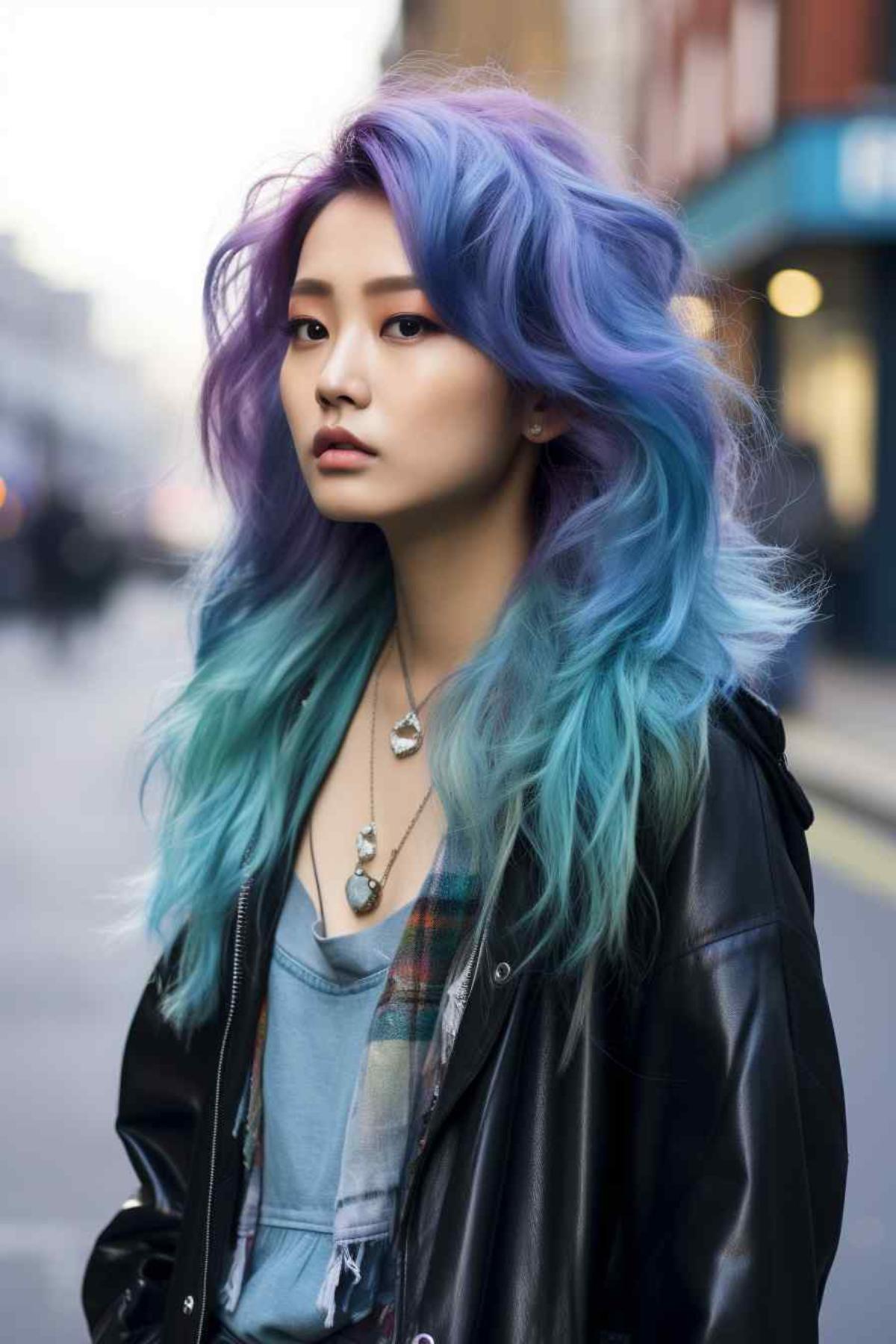 Mermaid Hair Color Blends