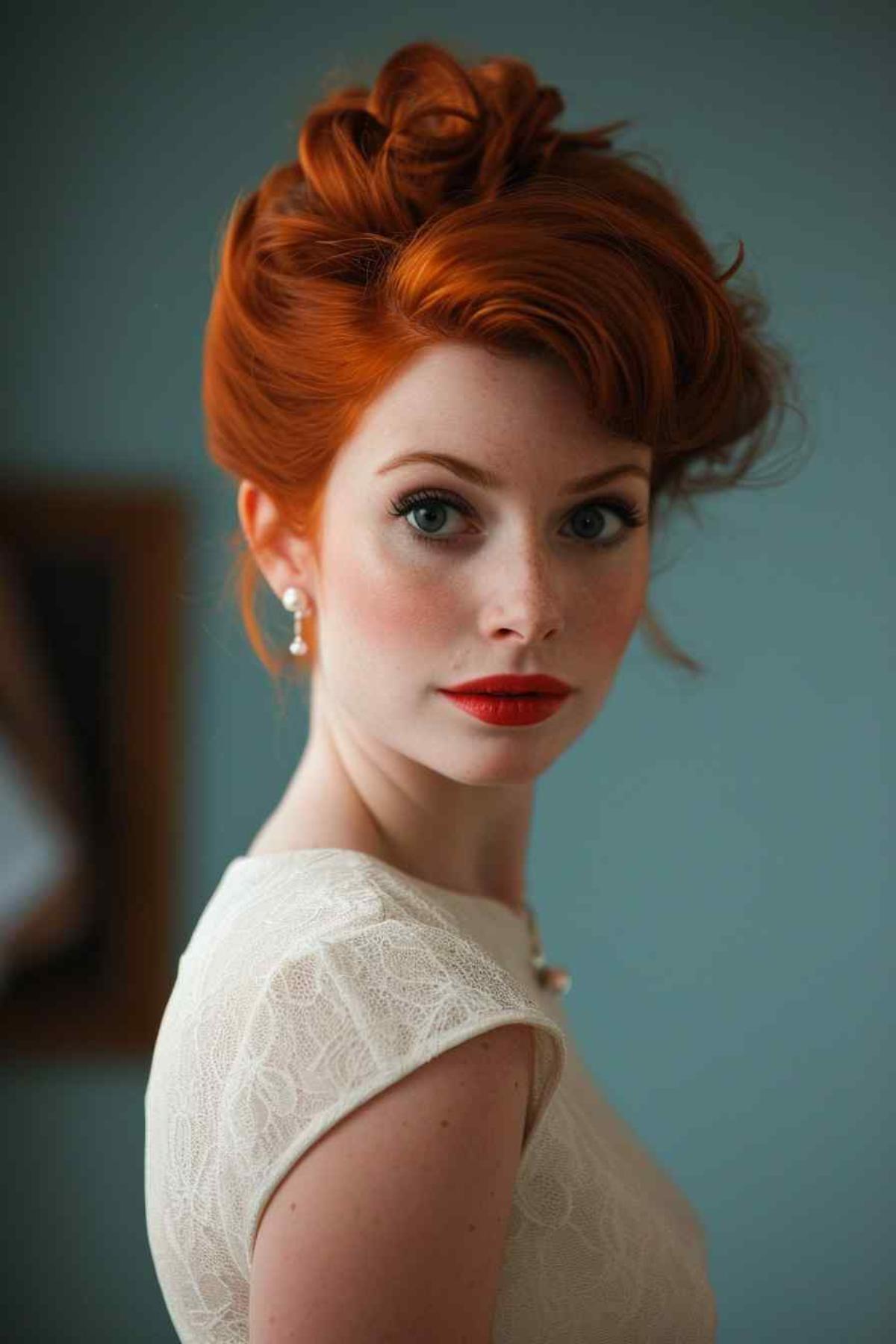 Bouffant with Modern Layers 